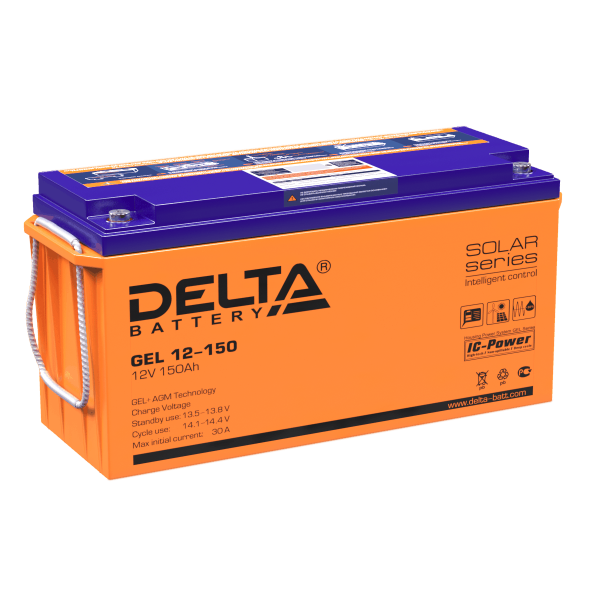 Аккумулятор Delta GEL 12-150 150А/ч (484*170*241)