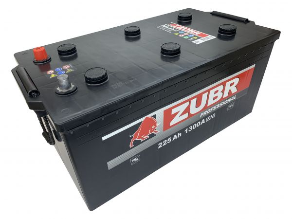 Аккумулятор ZUBR Professional 225.3 А/ч 518*276*242 1500EN евро