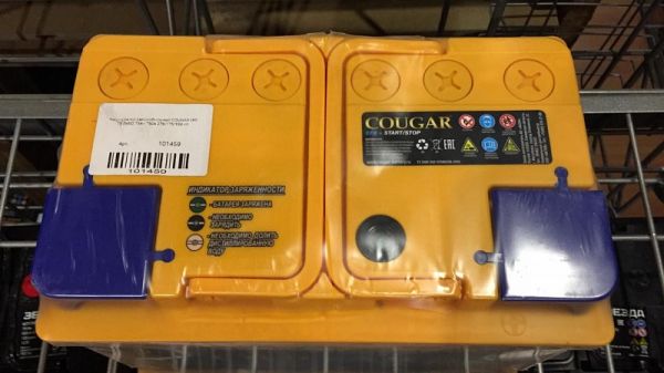 Аккумулятор COUGAR PRO 65 А/ч   ток 650А  п.п