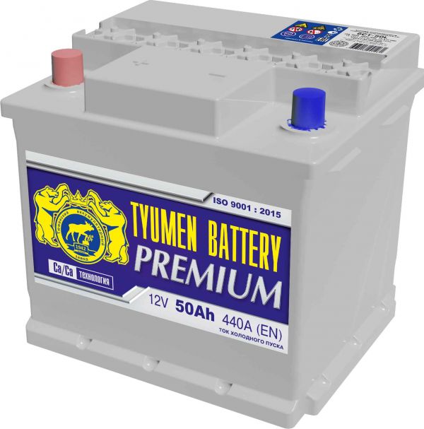 Аккумулятор TYUMEN PREMIUM 6СТ-50L  п/п