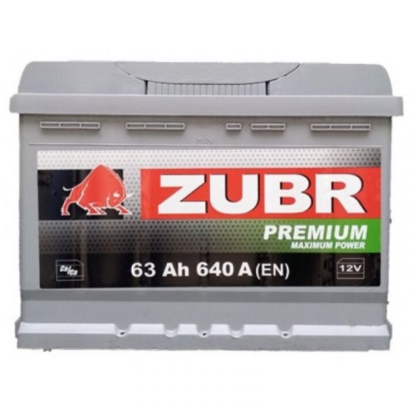 Аккумулятор ZUBR PREMIUM 63.1 А/ч  п/п