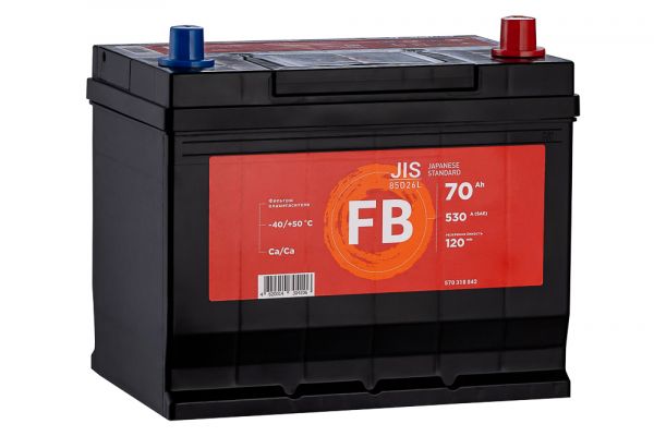 Аккумулятор FB (JIS) 70 А/ч ОБР
