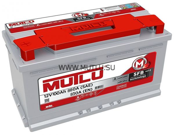 Аккумулятор MUTLU SFB M2 6СТ-100.1