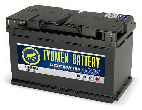Аккумулятор TYUMEN AGM 6СТ-80VRLA-R