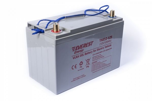 Аккумулятор Everest Energy TNE 12-125 (12V-C5/106А/ч, С20/125 А/ч) 330*171*214