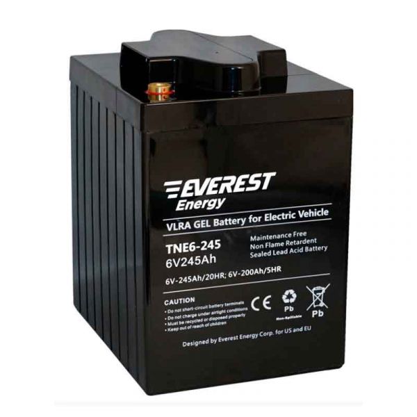 Аккумулятор Everest Energy TNE 6-245 (6V-200AH/C5, 245AH/C20) 243-188-275