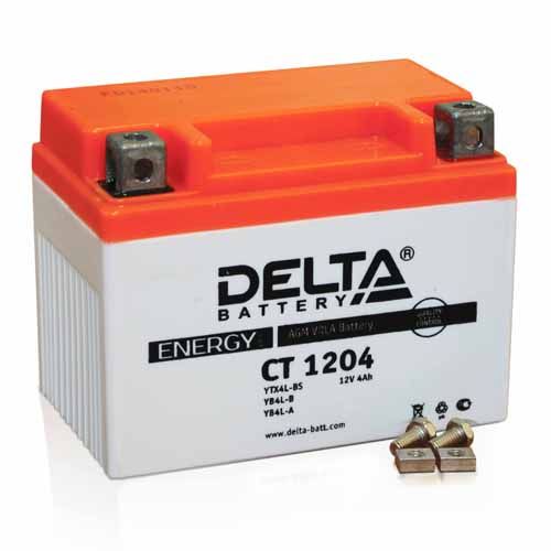 Аккумулятор Delta CT 1204 12V 4Ah (YB4L-B / YTX4L-BS)