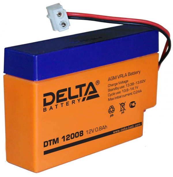Аккумулятор Delta DTМ 12008