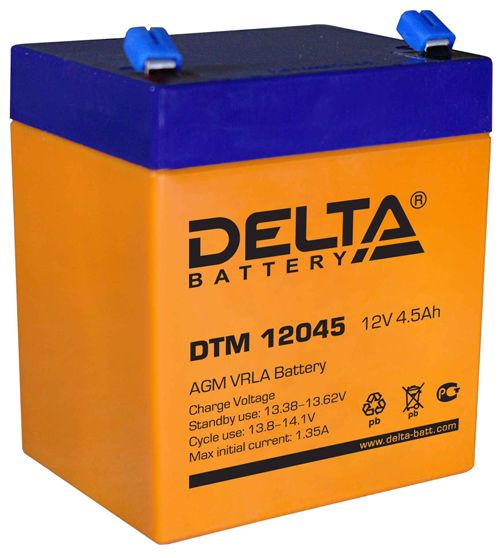 Аккумулятор Delta DTМ 12045