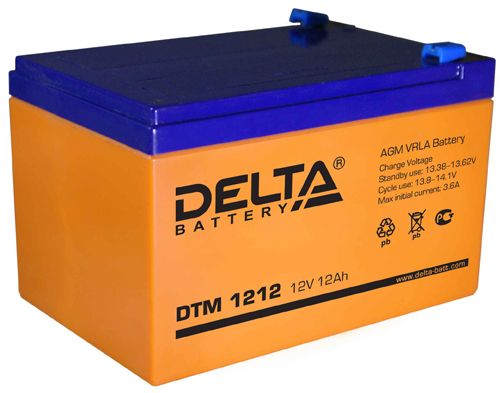 Аккумулятор Delta DTМ 1212