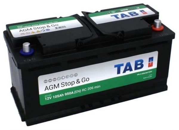 Аккумулятор TAB AGM Stop&Go 6СТ-105.0