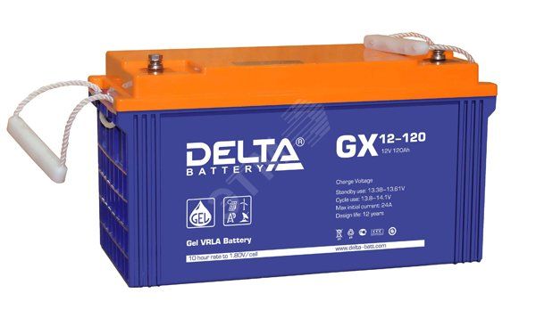 Аккумулятор Delta Xpert GX 12-120 120А/ч (410*176*224)