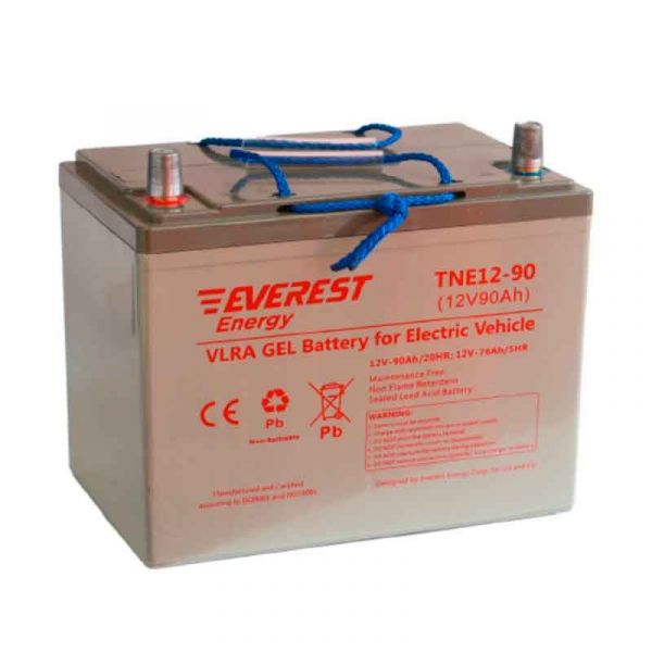 Аккумулятор Everest Energy TNE 12-90 (6-EVF-70) (12V-C5/76А/ч, С20/90 А/ч) 260*168*215