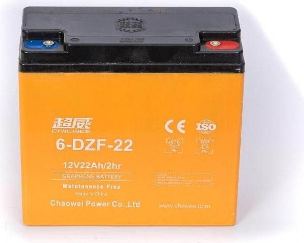 Аккумулятор Chilwee 6-DZM-22 BG (12V-C5/26А/ч, С20/30 А/ч) 181*77*170