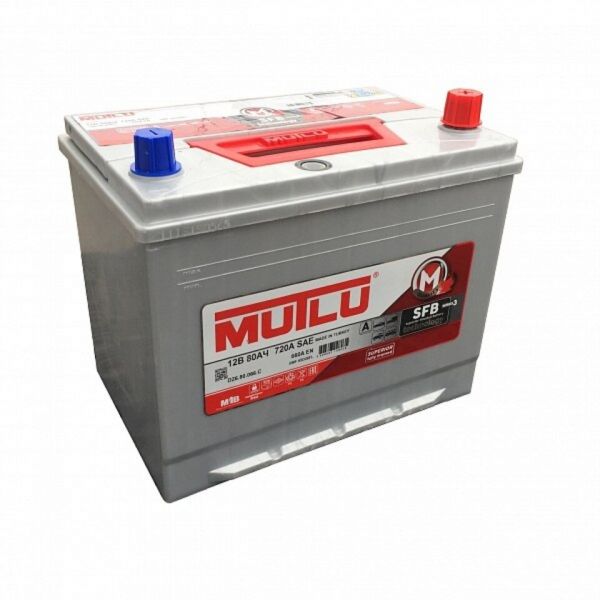 Аккумулятор MUTLU SFB JIS M3 6СТ-80.0 R+