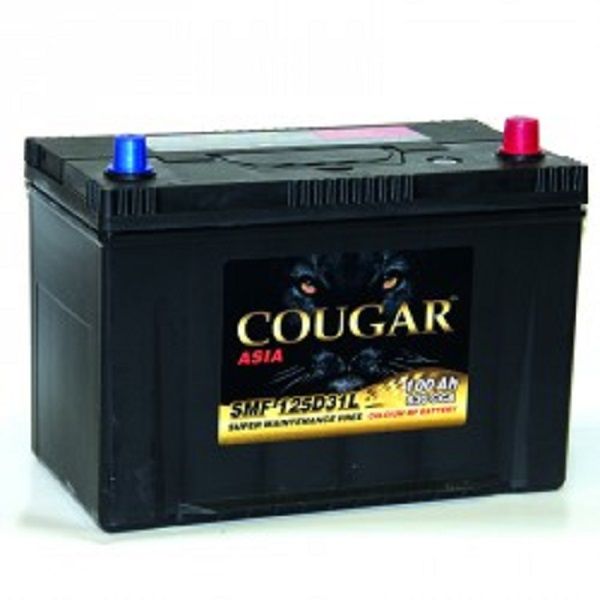 Аккумулятор COUGAR ASIA 90 А/ч SMF 105D31L B1 о.п. ниж.кр. ток 750А